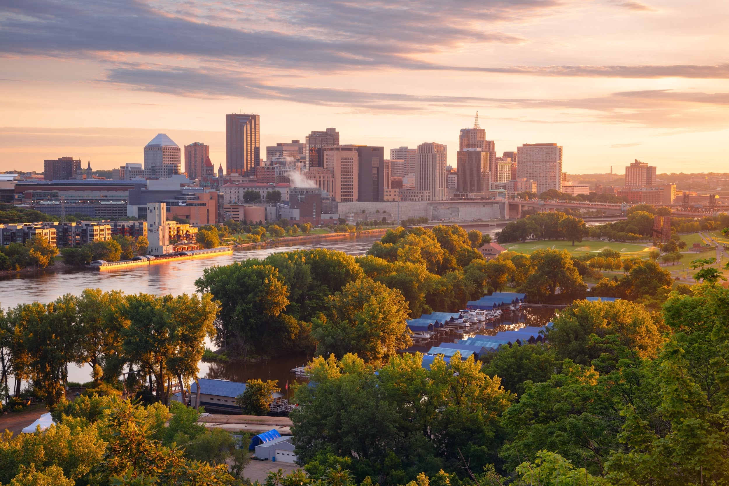 minnesota aerial landscape